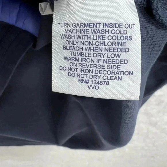 Vineyard Vines Men's Graphic Pocket Tee Medium 100% Cotton Blue - Picture 9 of 11